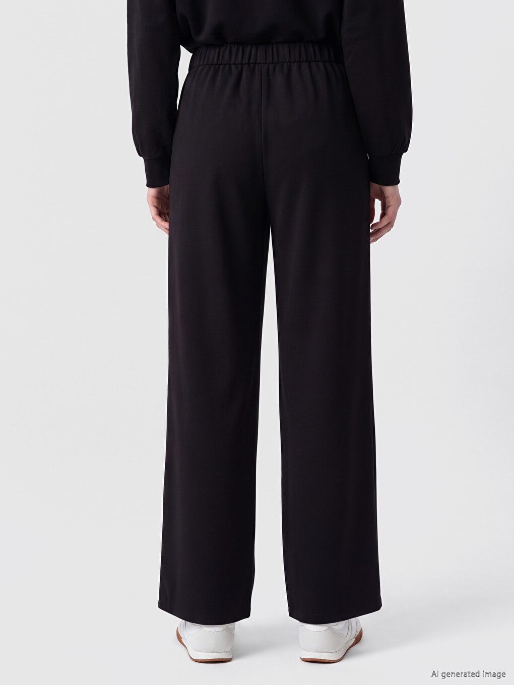 Pantaloni De Trening Negru Femeie-3
