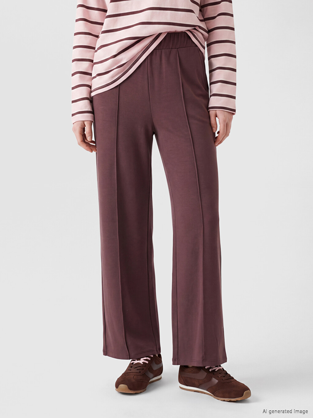 Pantaloni De Trening Pruna Femeie-1