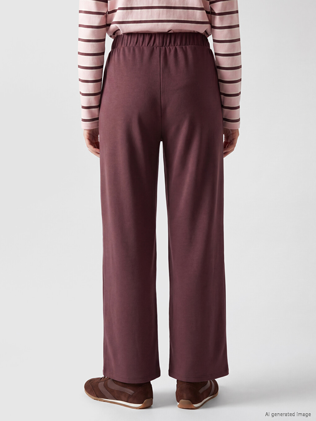 Pantaloni De Trening Pruna Femeie-3
