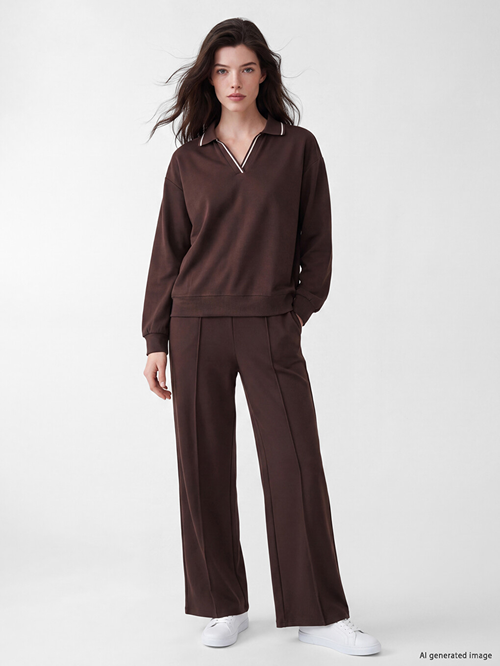 Pantaloni De Trening Maro Femeie