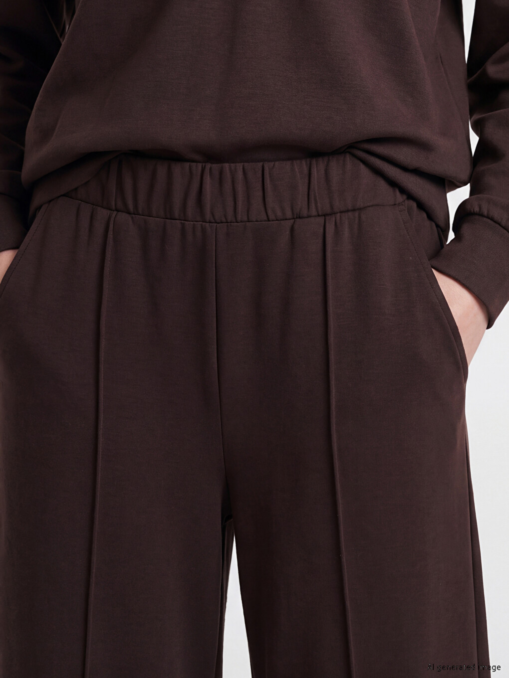 Pantaloni De Trening Maro Femeie-2