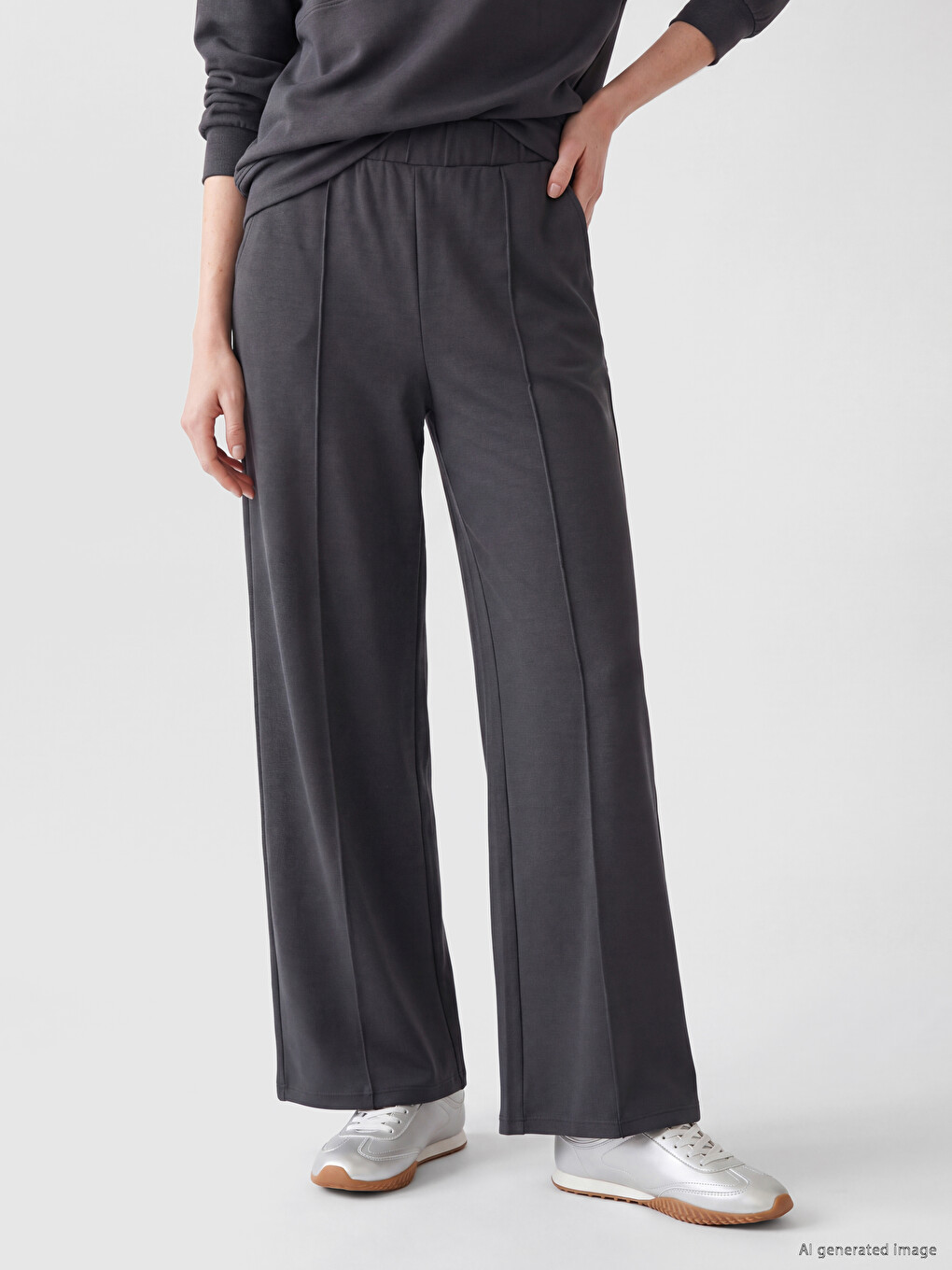 Pantaloni De Trening Antracit Femeie-1