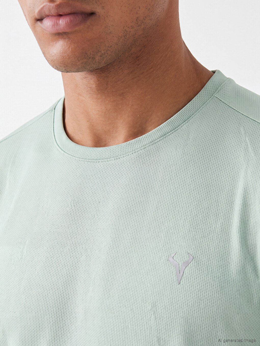 Crew Neck Men's Sport T-shirt-2