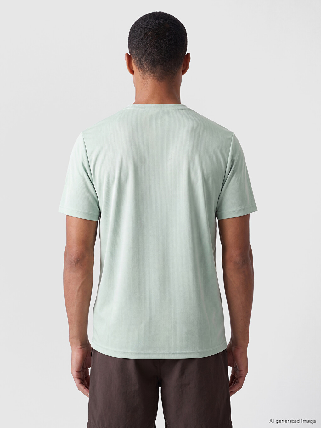 Crew Neck Men's Sport T-shirt-3