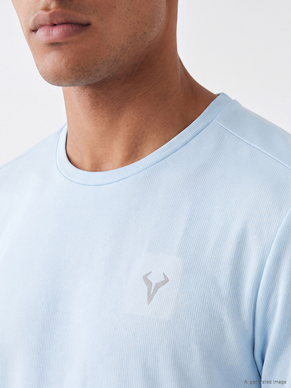 Crew Neck Men's Sport T-shirt-2