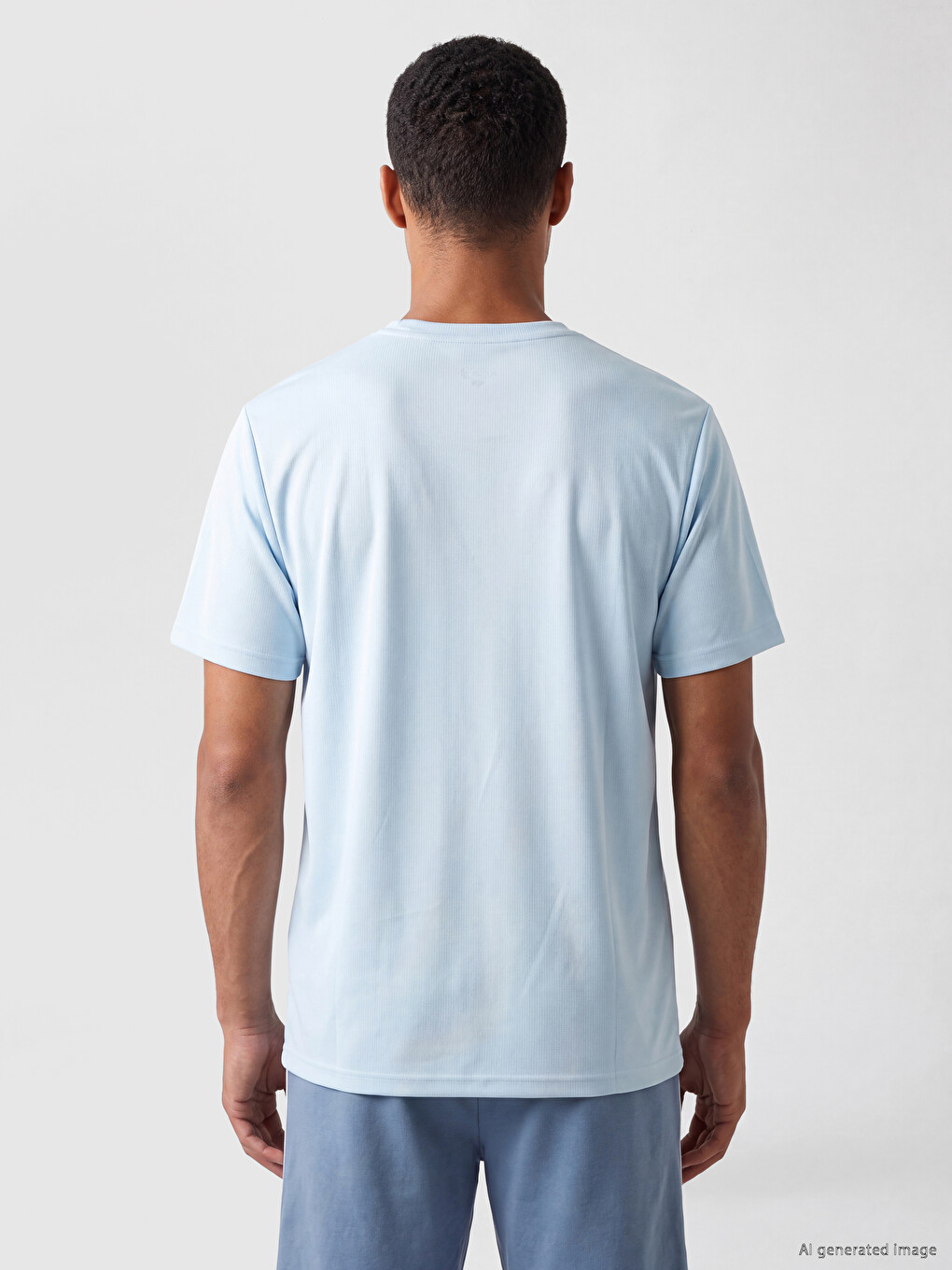 Crew Neck Men's Sport T-shirt-3