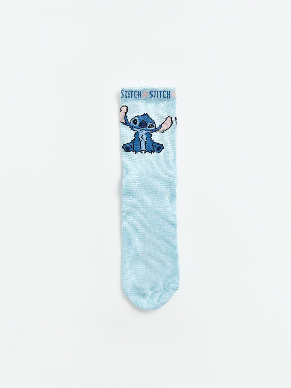 5 Pieces Stitch And Angel Printed Girls' Ankle Socks-2