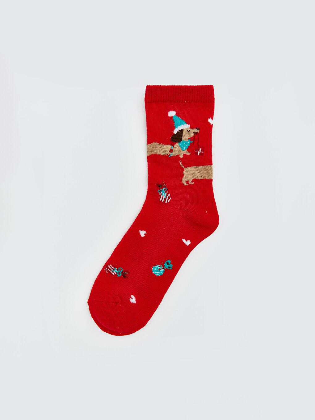 Patterned Girls' Pack Ankle Socks 5 Pack-1