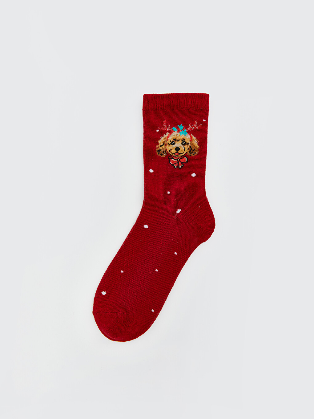Patterned Girls' Pack Ankle Socks 5 Pack-4