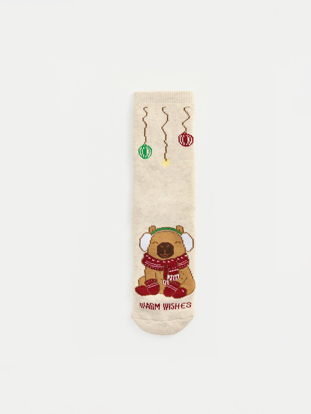 New Year Themed Girls' 3-count Ankle Socks-1