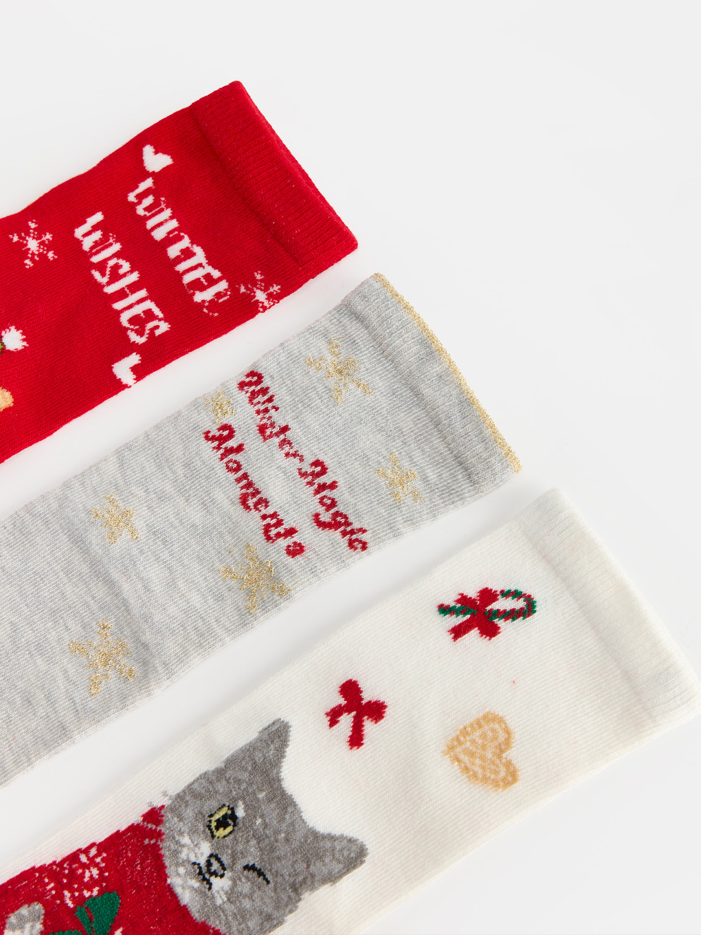 Girl Red Ankle Socks-1