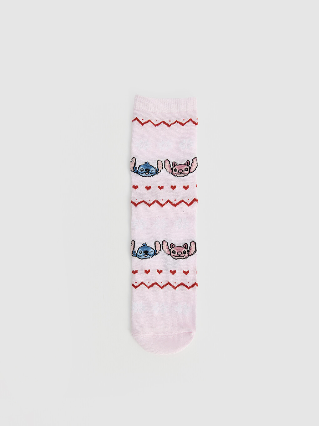 5 Komada Dečjih Čarapa Do Gležnja Sa Stitch I Angel Printom-2