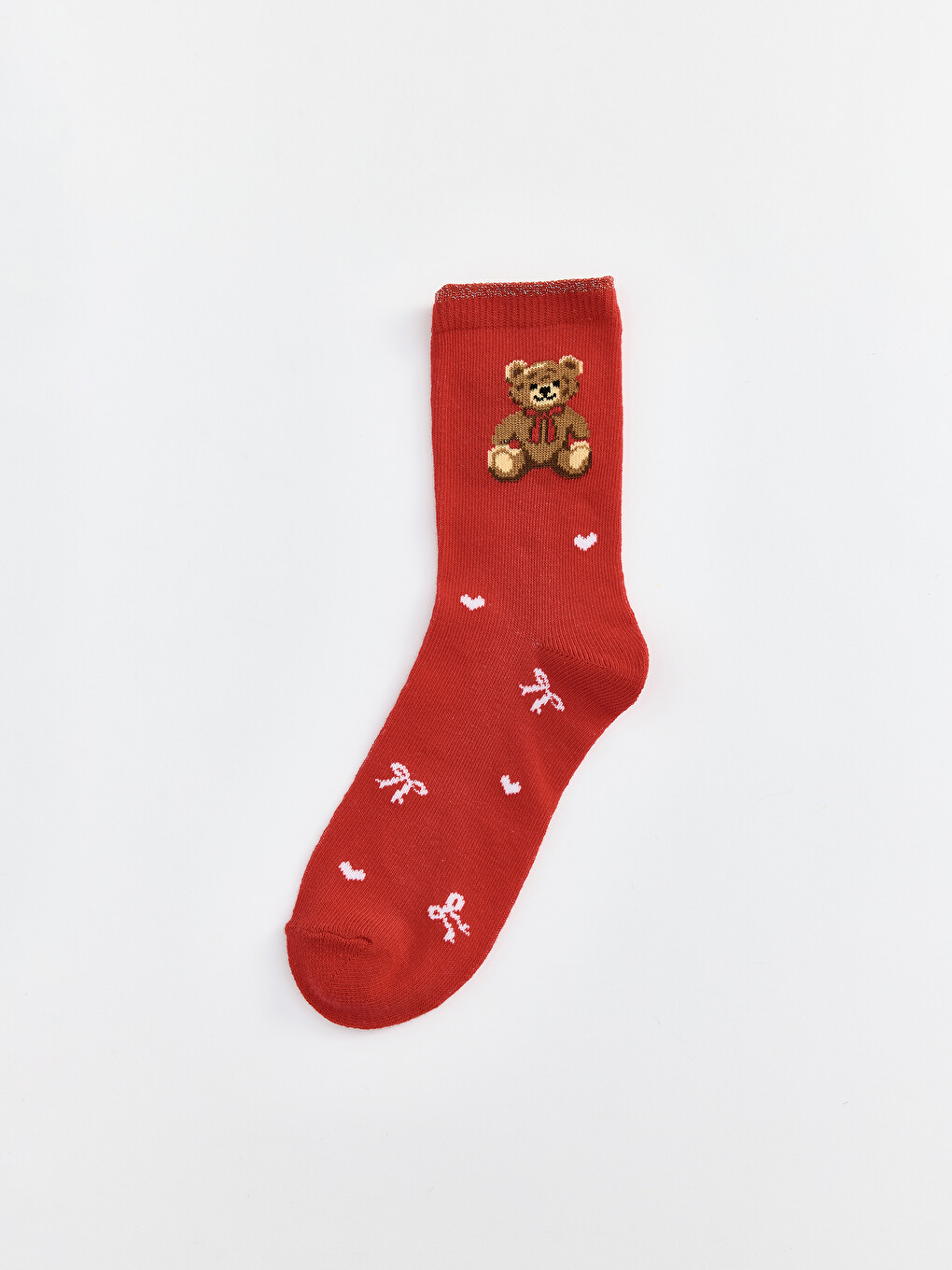 Girls' Patterned Ankle Socks 5 Pack-1