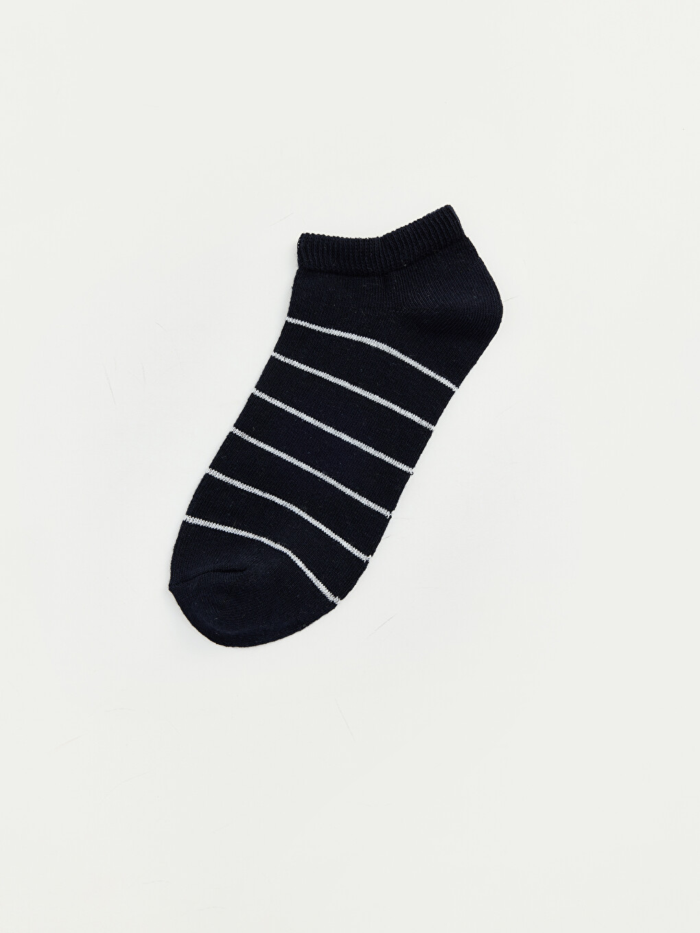 Woman White Trainer Socks-2