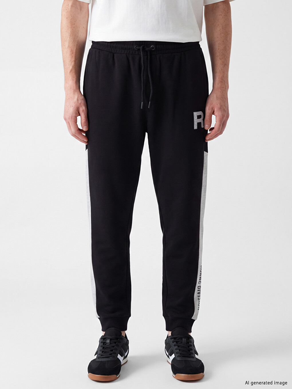Man Black Sweatpants-1