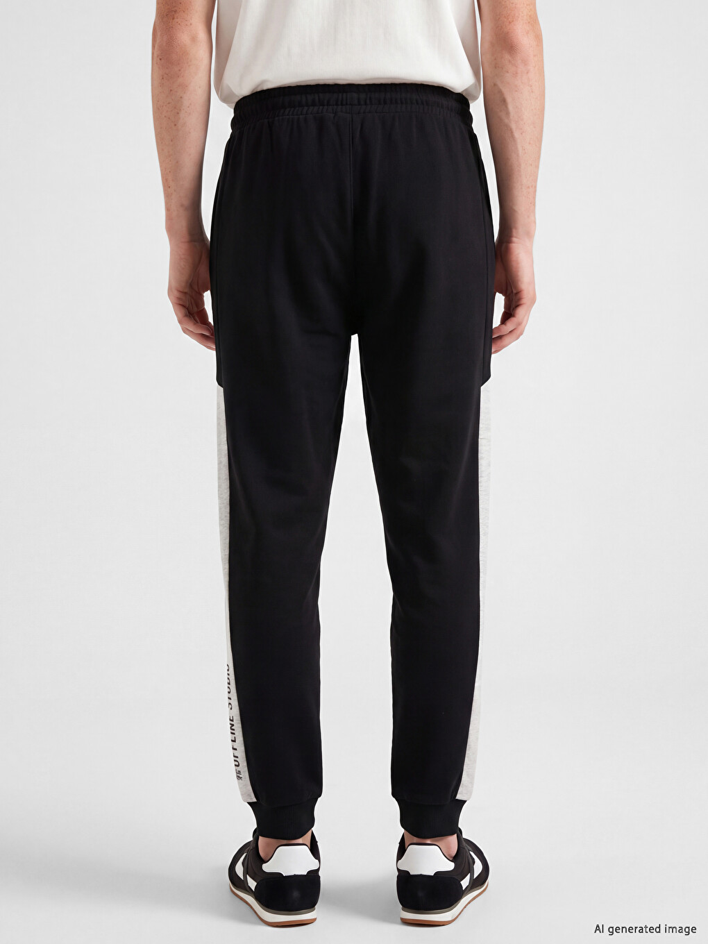 Man Black Sweatpants-3
