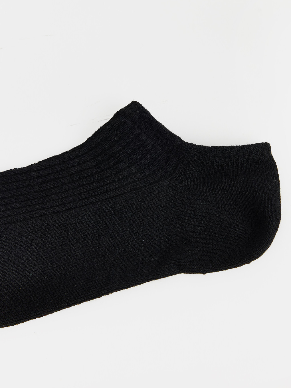 Siyah Kadın Sneaker Çorap 3'lü-1
