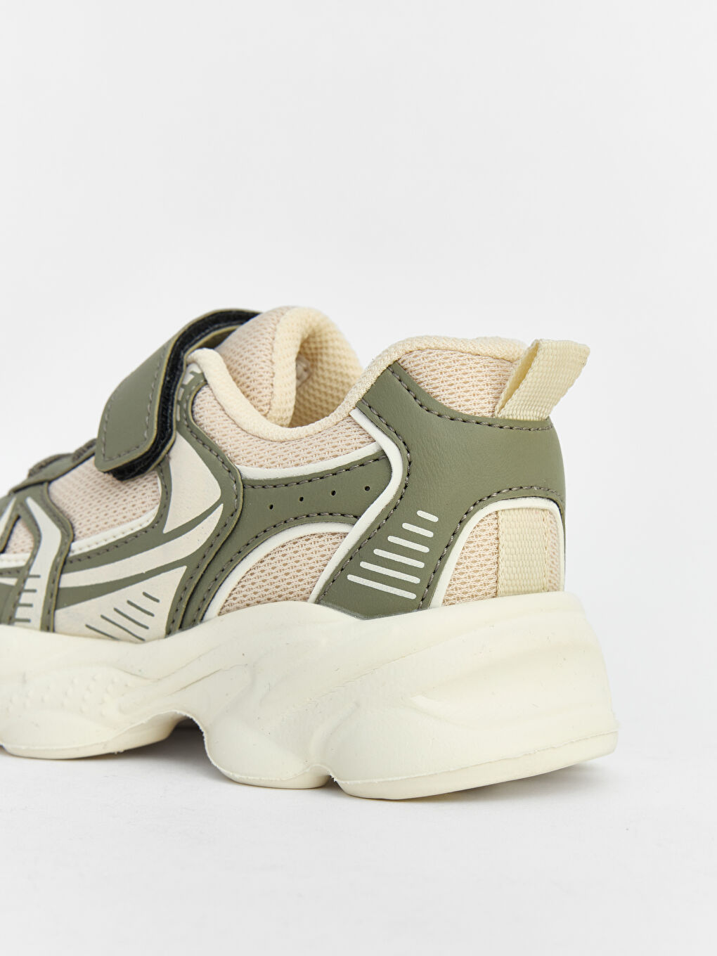 Haki Kalın Tabanlı Erkek Çocuk Spor Ayakkabı-3
