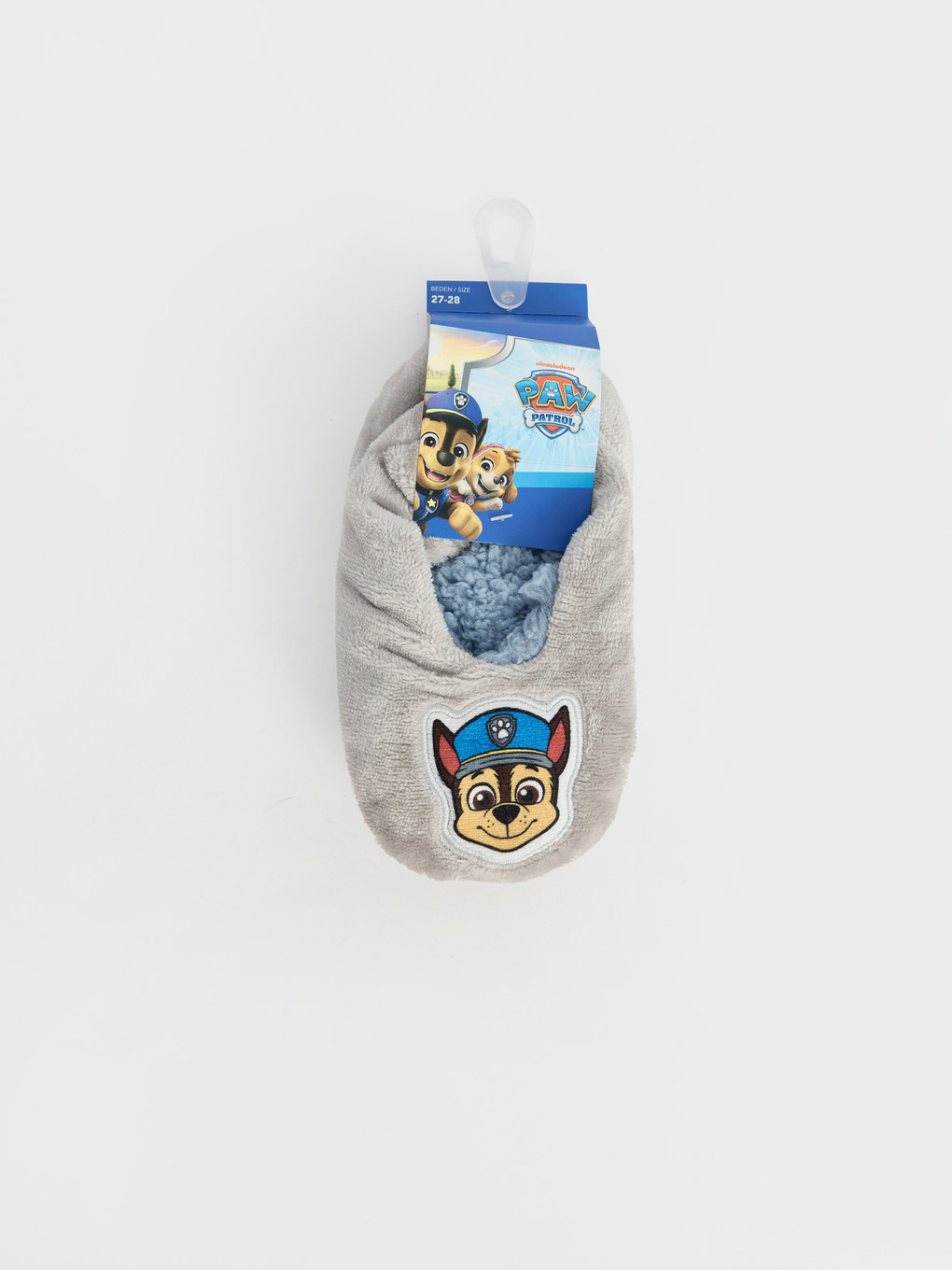 Gri Paw Patrol Nakışlı Erkek Çocuk Ev Ayakkabısı-1