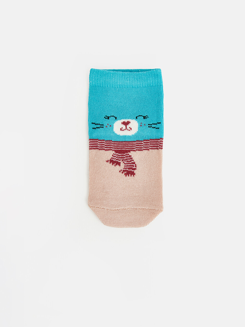 Animal Figured Girls' Ankle Socks 3-pack-2