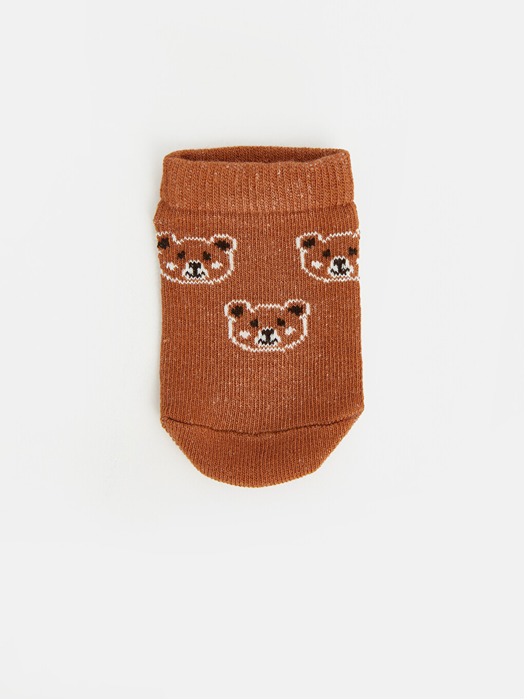Boy Brown Trainer Socks-1