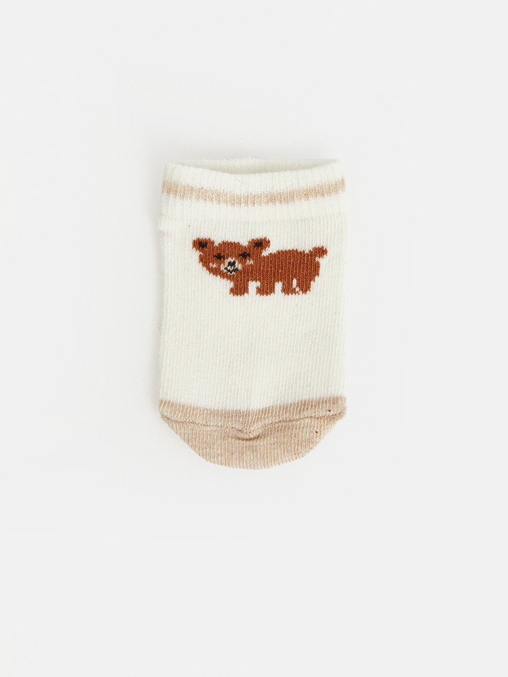 Boy Brown Trainer Socks-2