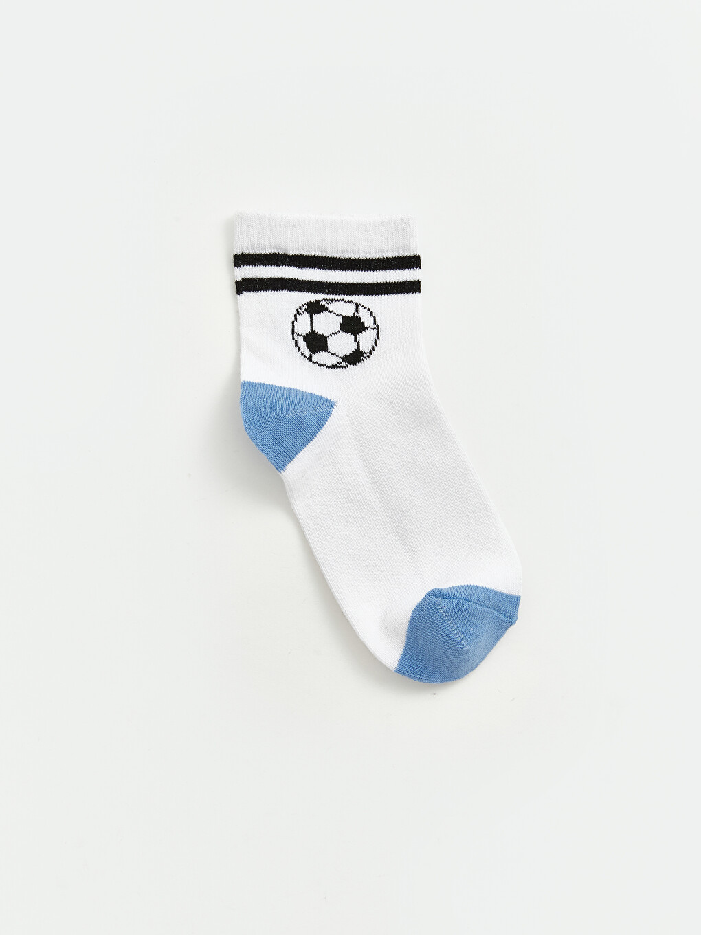 Boy White Ankle Socks-1