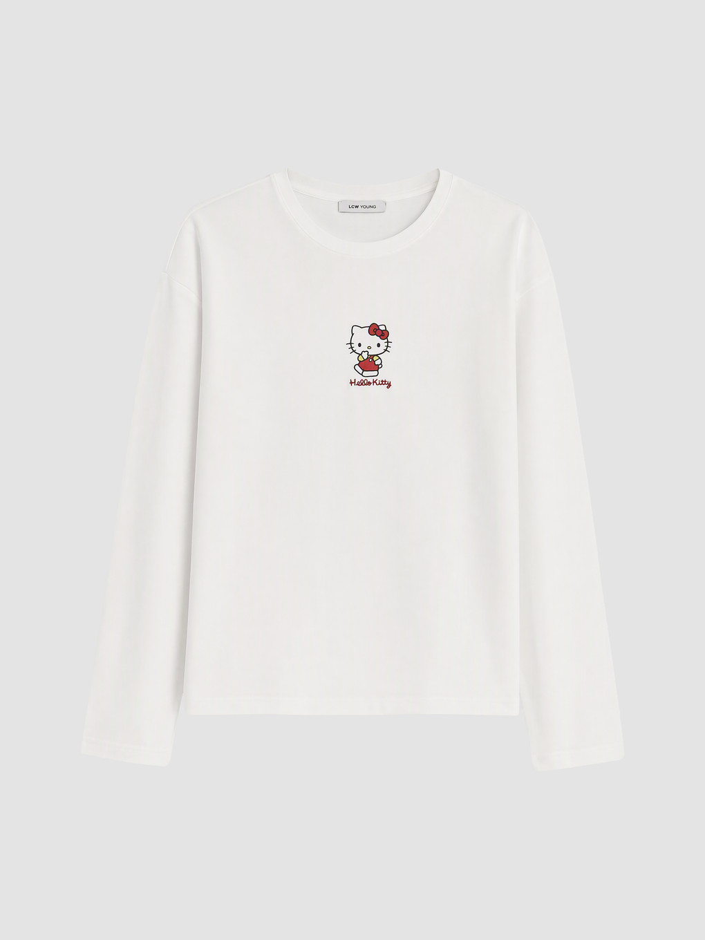 Kırmızı Hello Kitty Baskılı Kadın Pijama Takımı-1