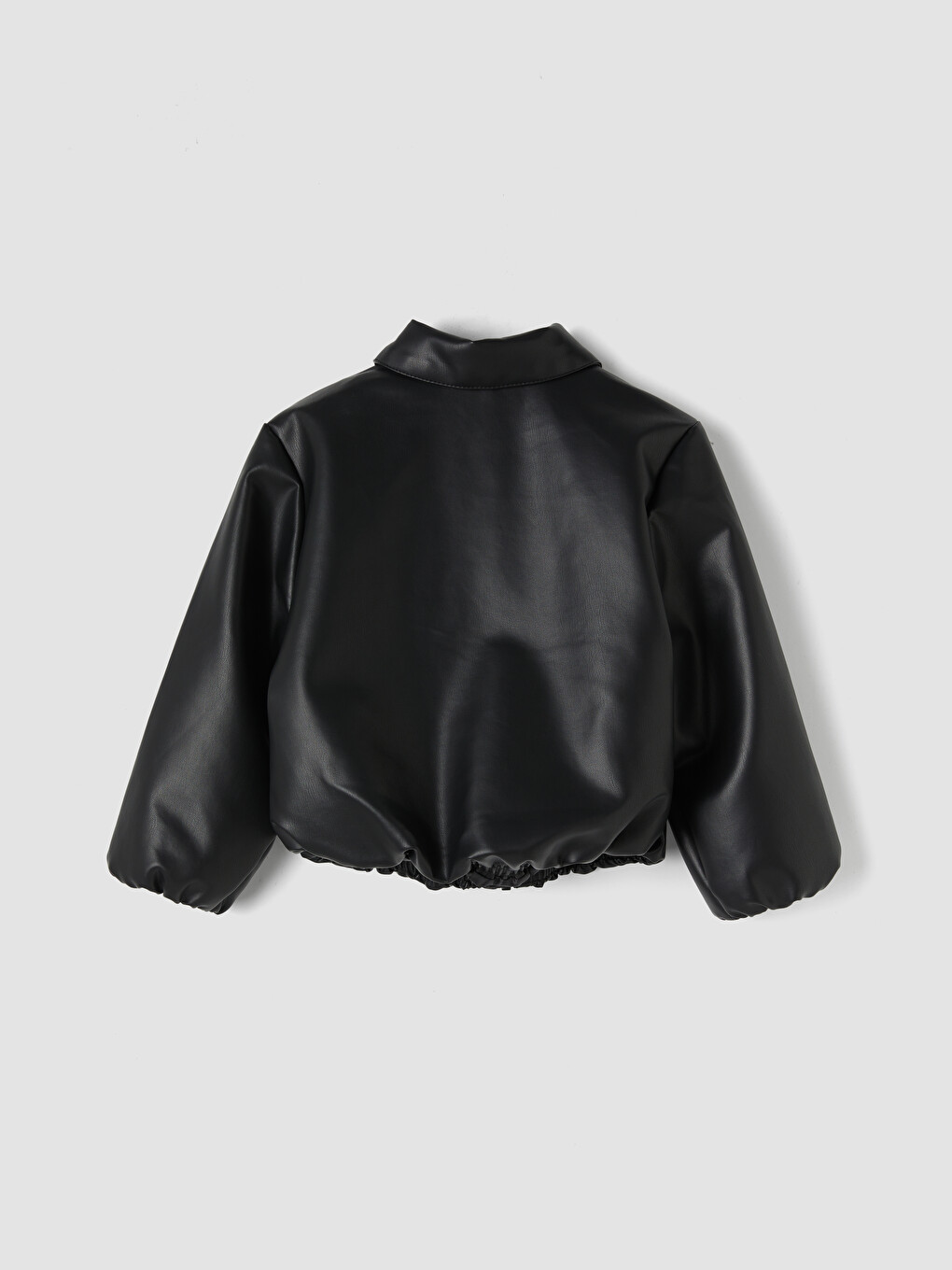 Collared Neck Girls' Coat-2