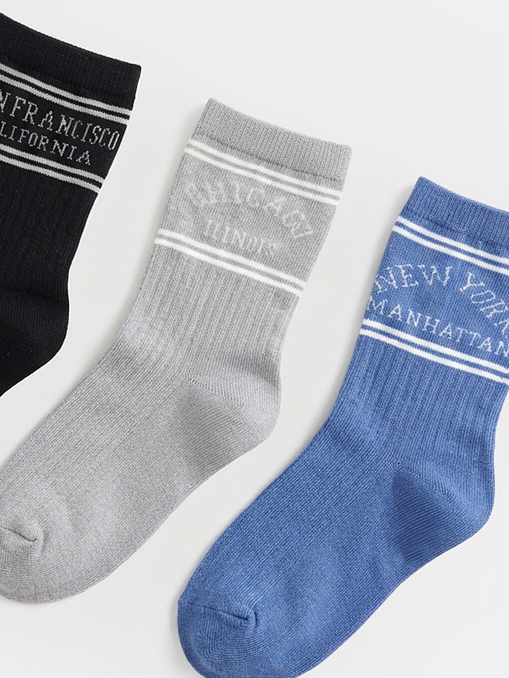 Printed Boys' Ankle Socks 3-pack-1