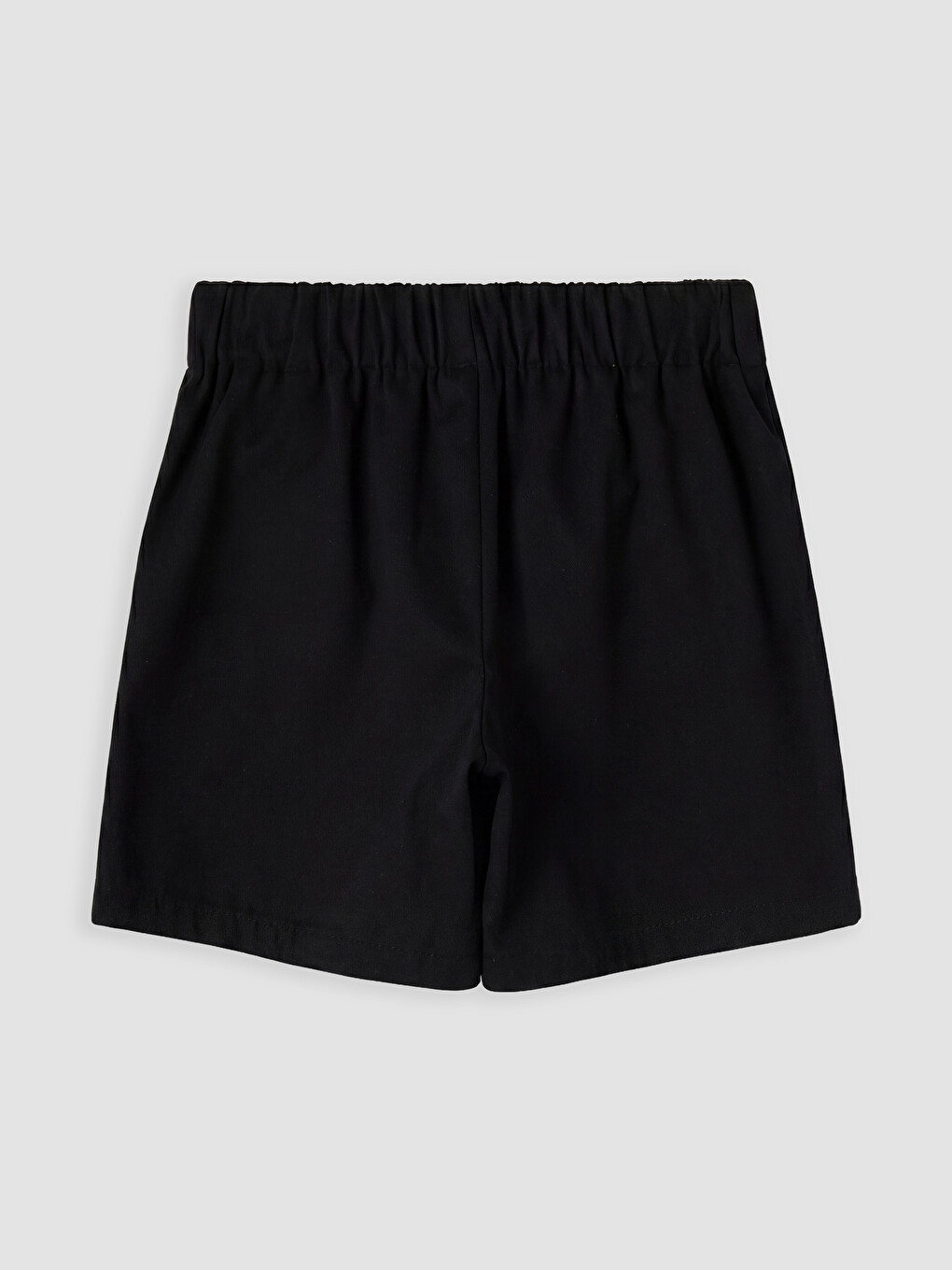 Siyah Kız Çocuk Gabardin Şort Etek-1