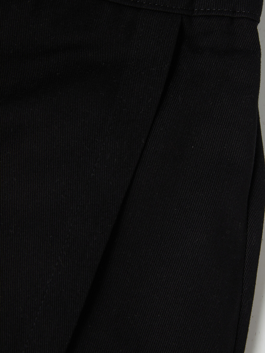 Siyah Kız Çocuk Gabardin Şort Etek-3