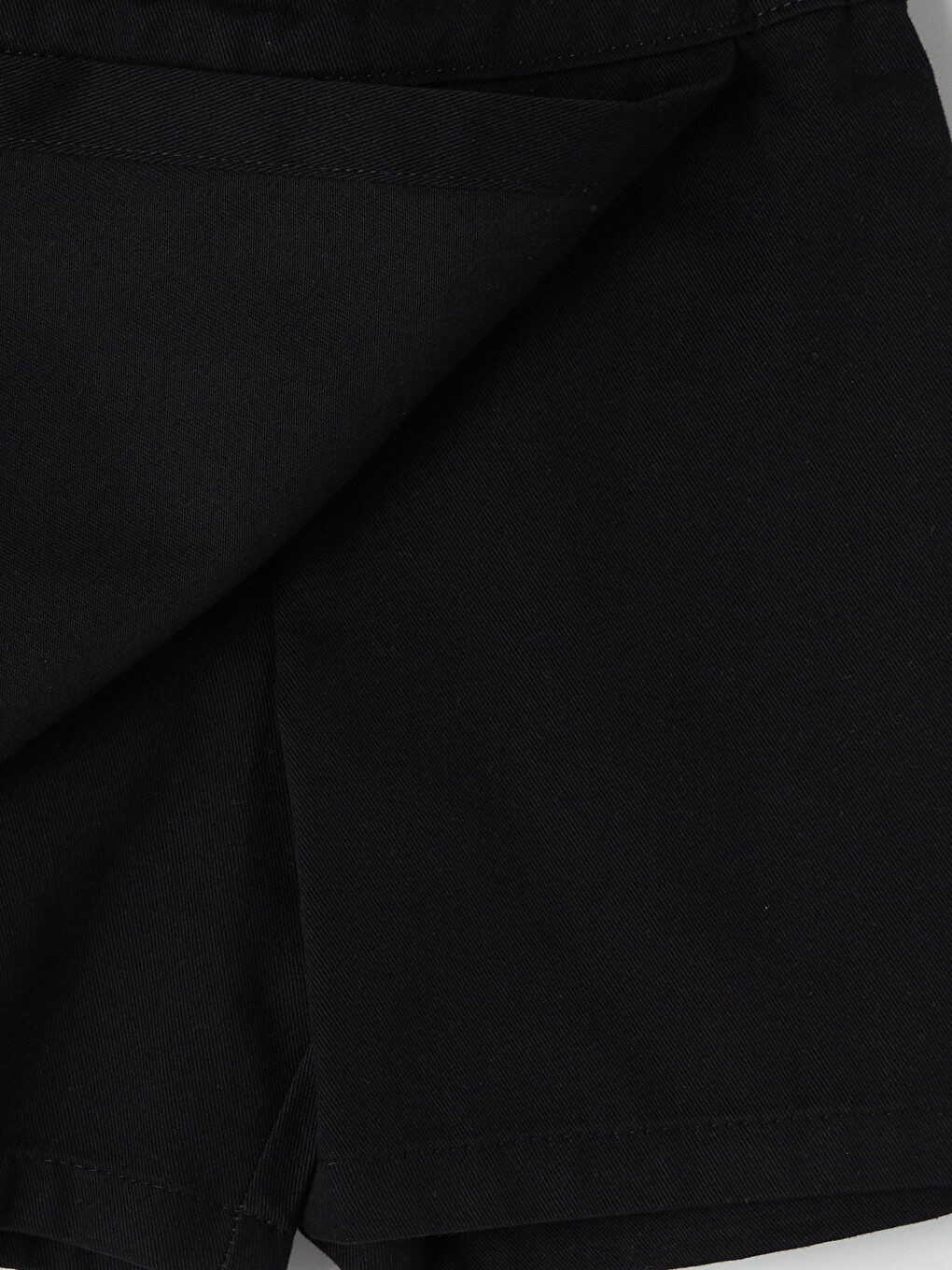 Siyah Kız Çocuk Gabardin Şort Etek-4