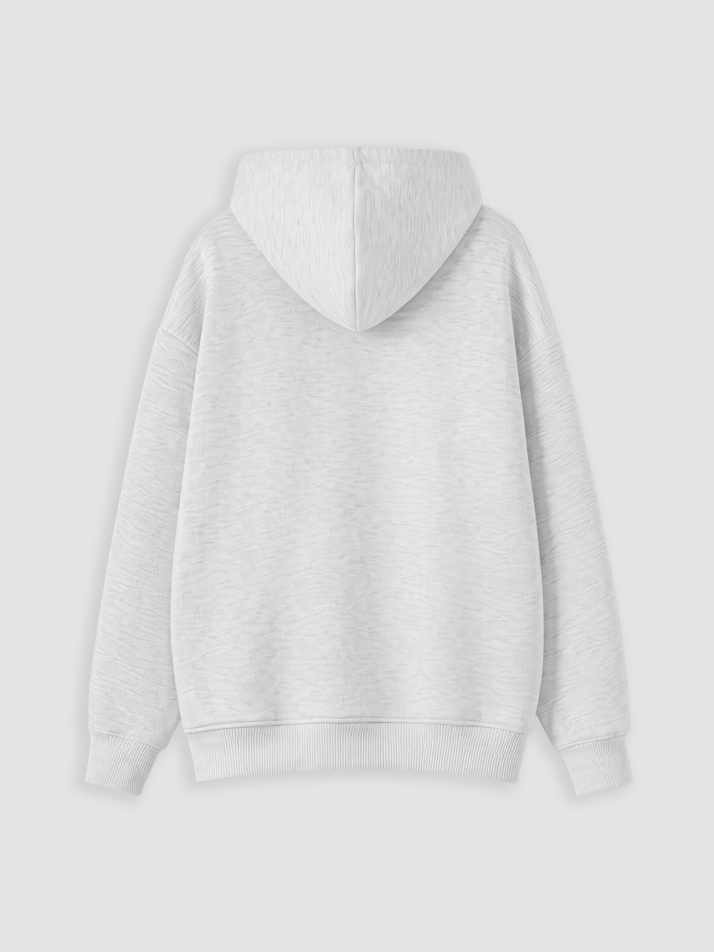 Gri Baskılı Kız Çocuk Kalın Sweatshirt-2