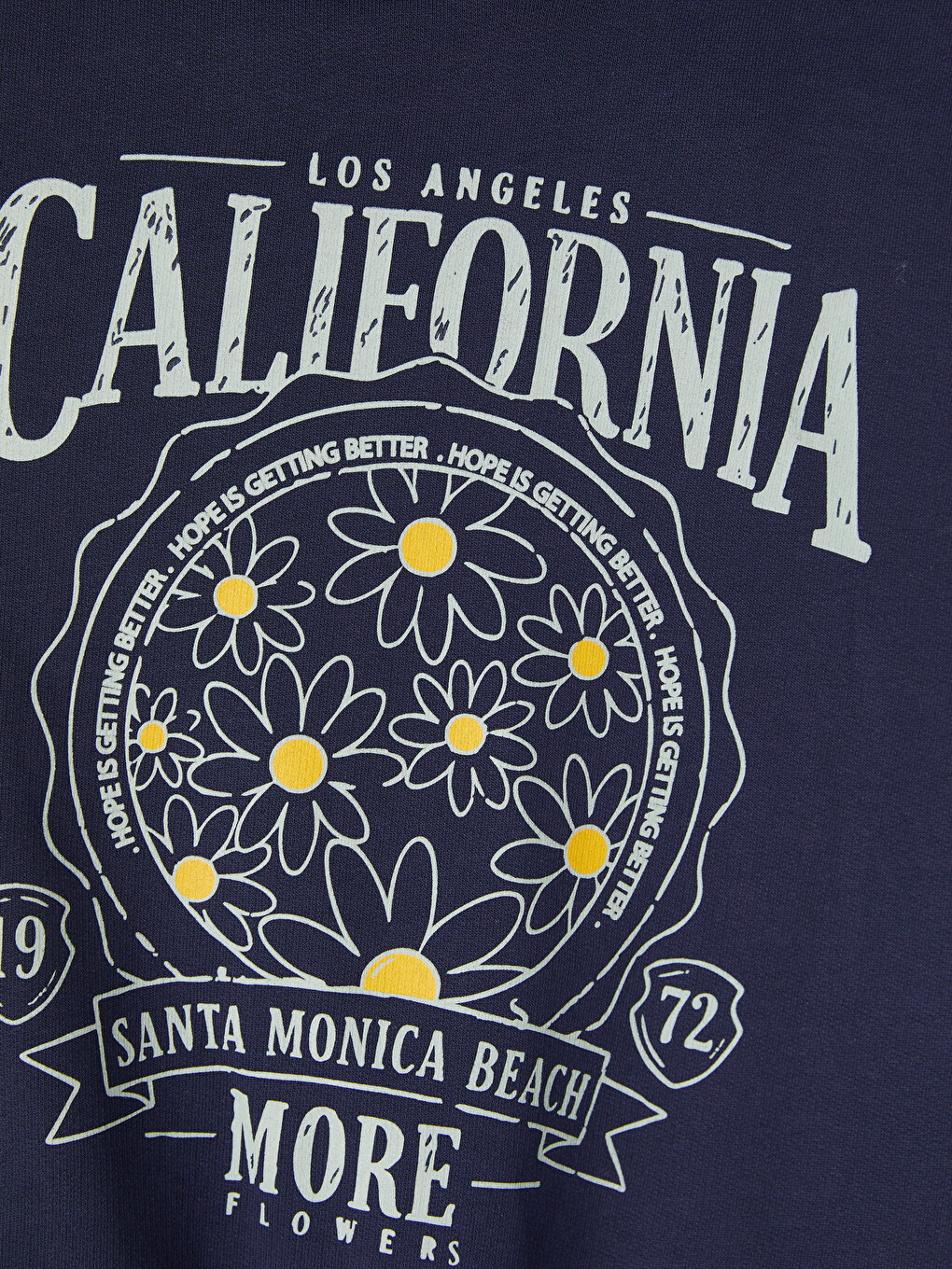 Lacivert California Baskılı Kız Çocuk Eşofman Takımı-3