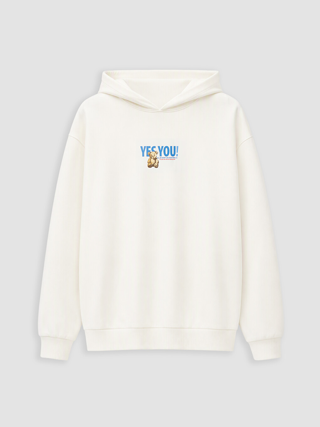 Hooded Printed Girls' Thick Sweatshirt