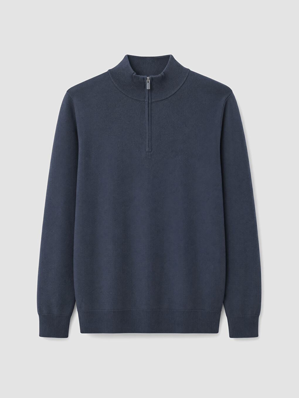 Mock Neck Men's Knitwear Sweater-4