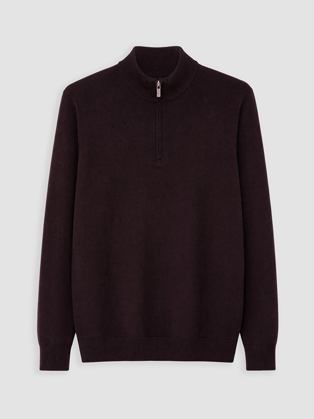 Mock Neck Men's Knitwear Sweater