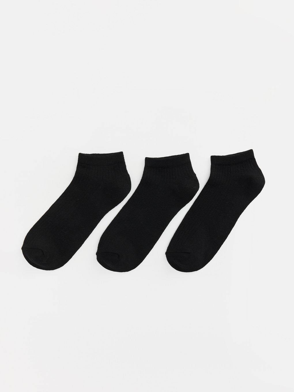 Man Black Trainer Socks