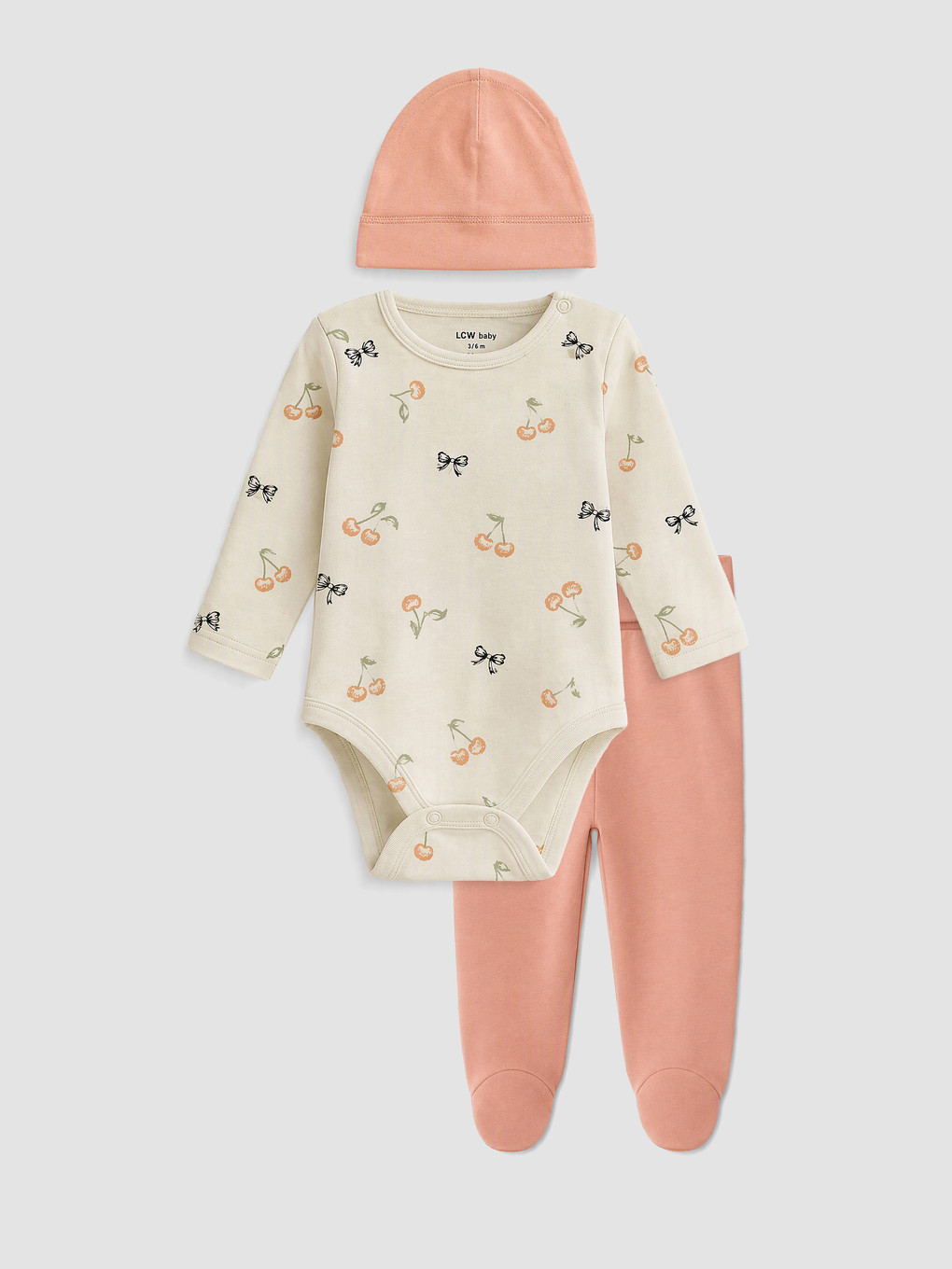 Baby Girl Beige Set