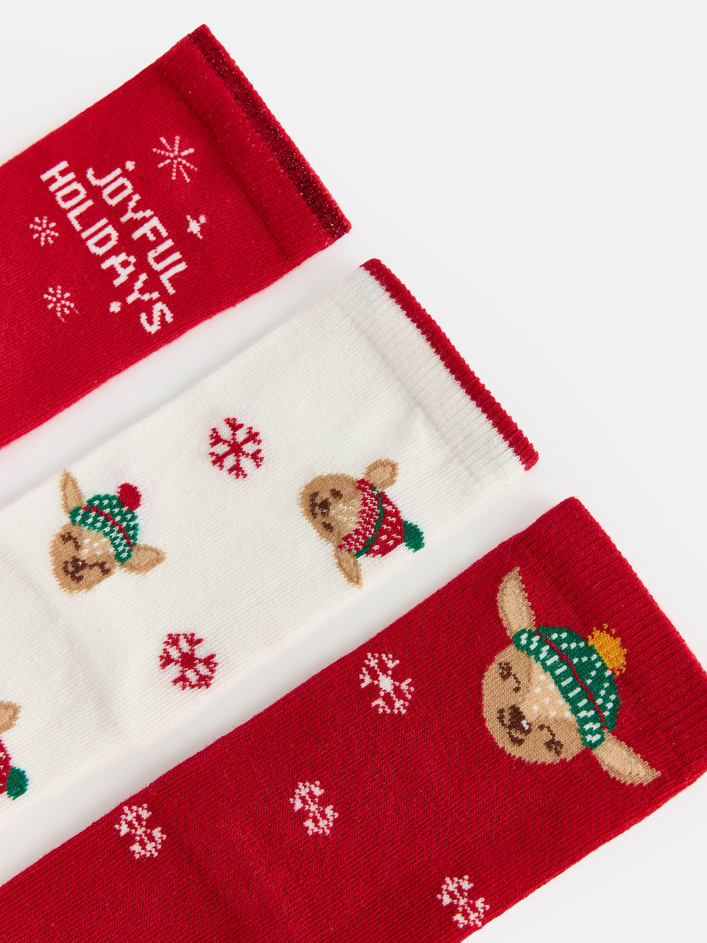 Girl Red Ankle Socks-1