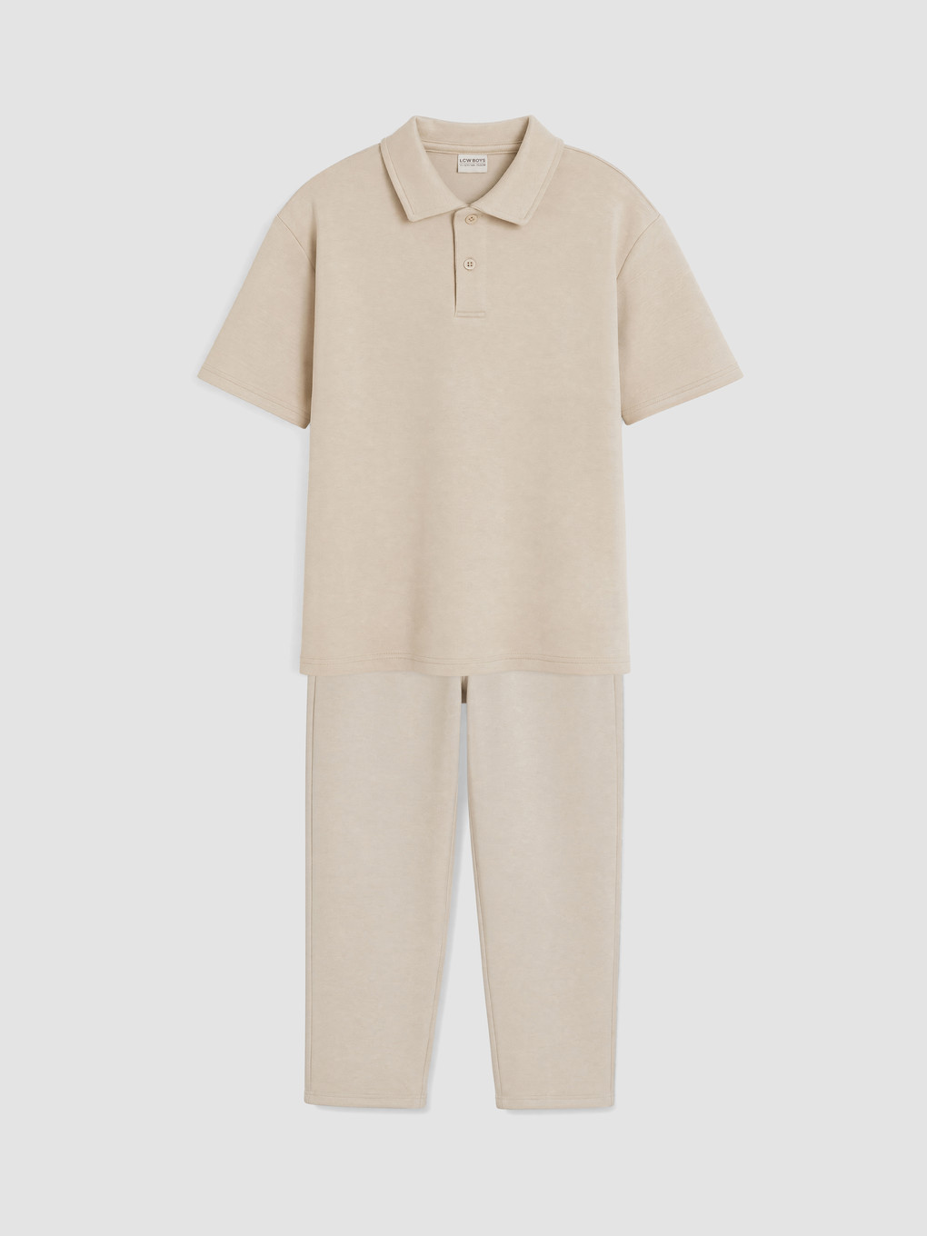 Boys' Polo Collar Tracksuit Set
