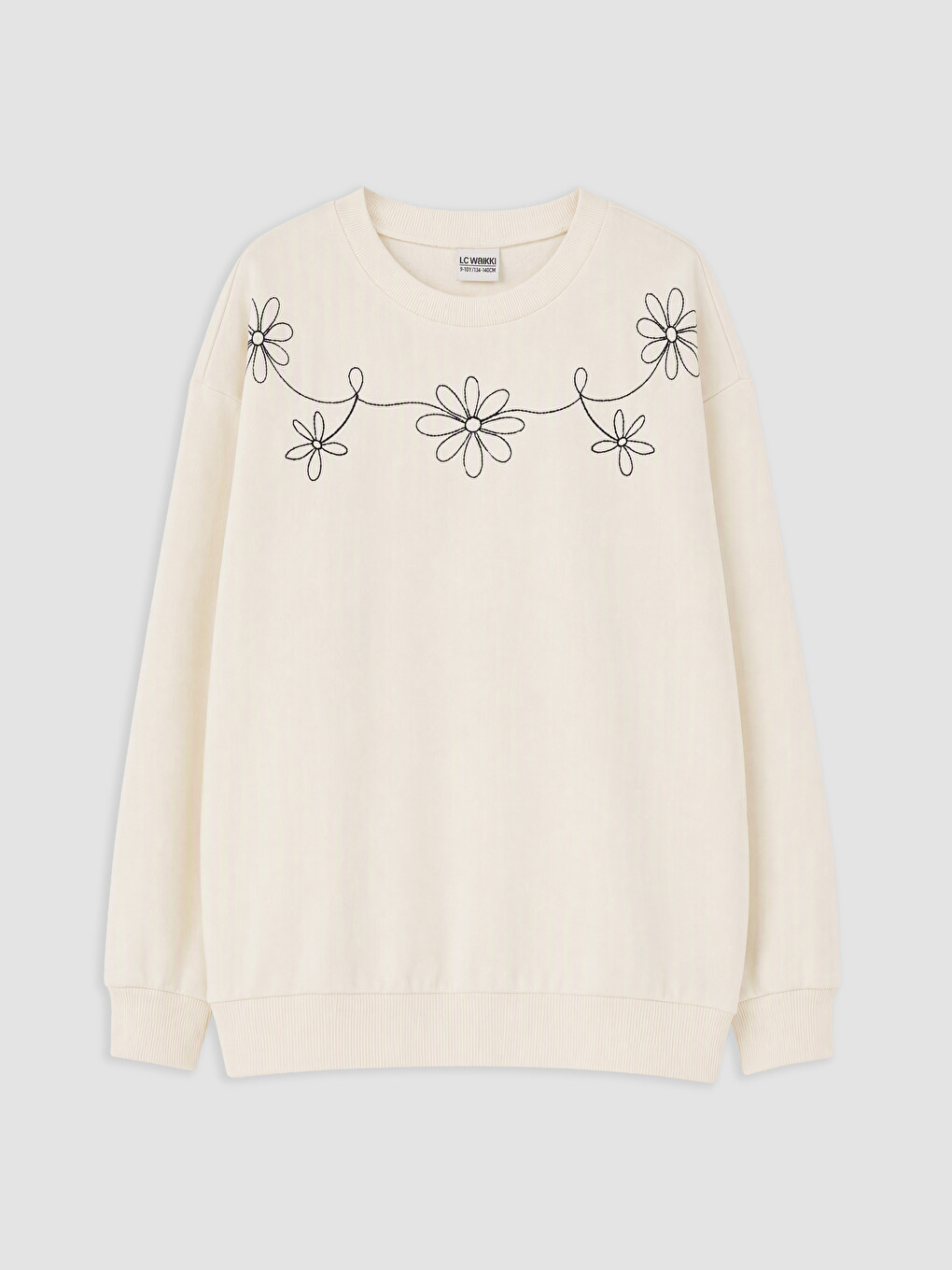 Girl Ecru Sweatshirt