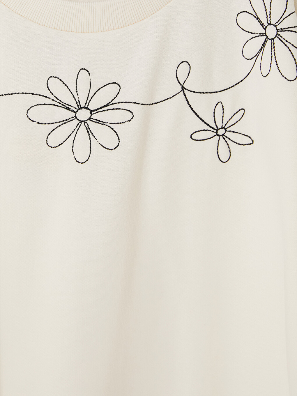 Girl Ecru Sweatshirt-2