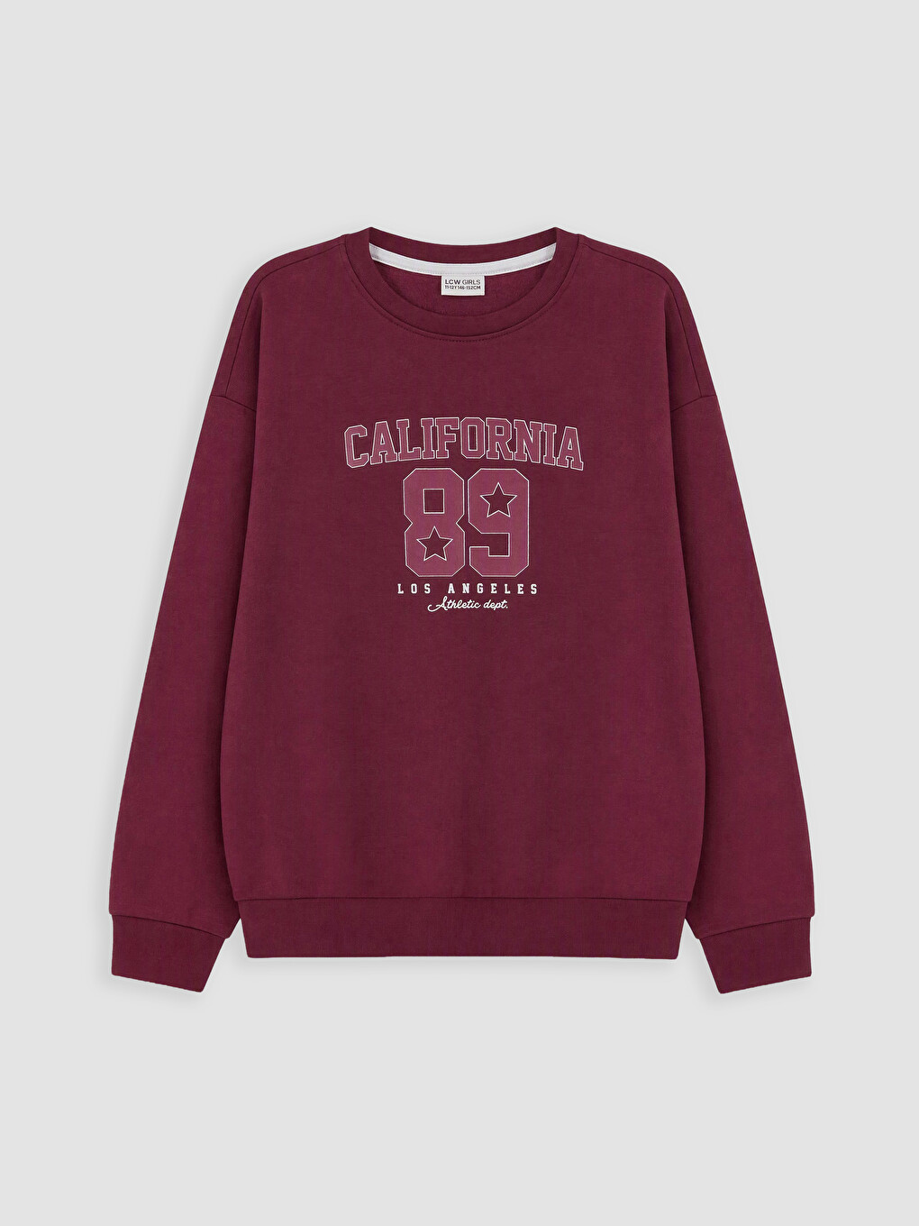Printed Girls' Thick Sweatshirt