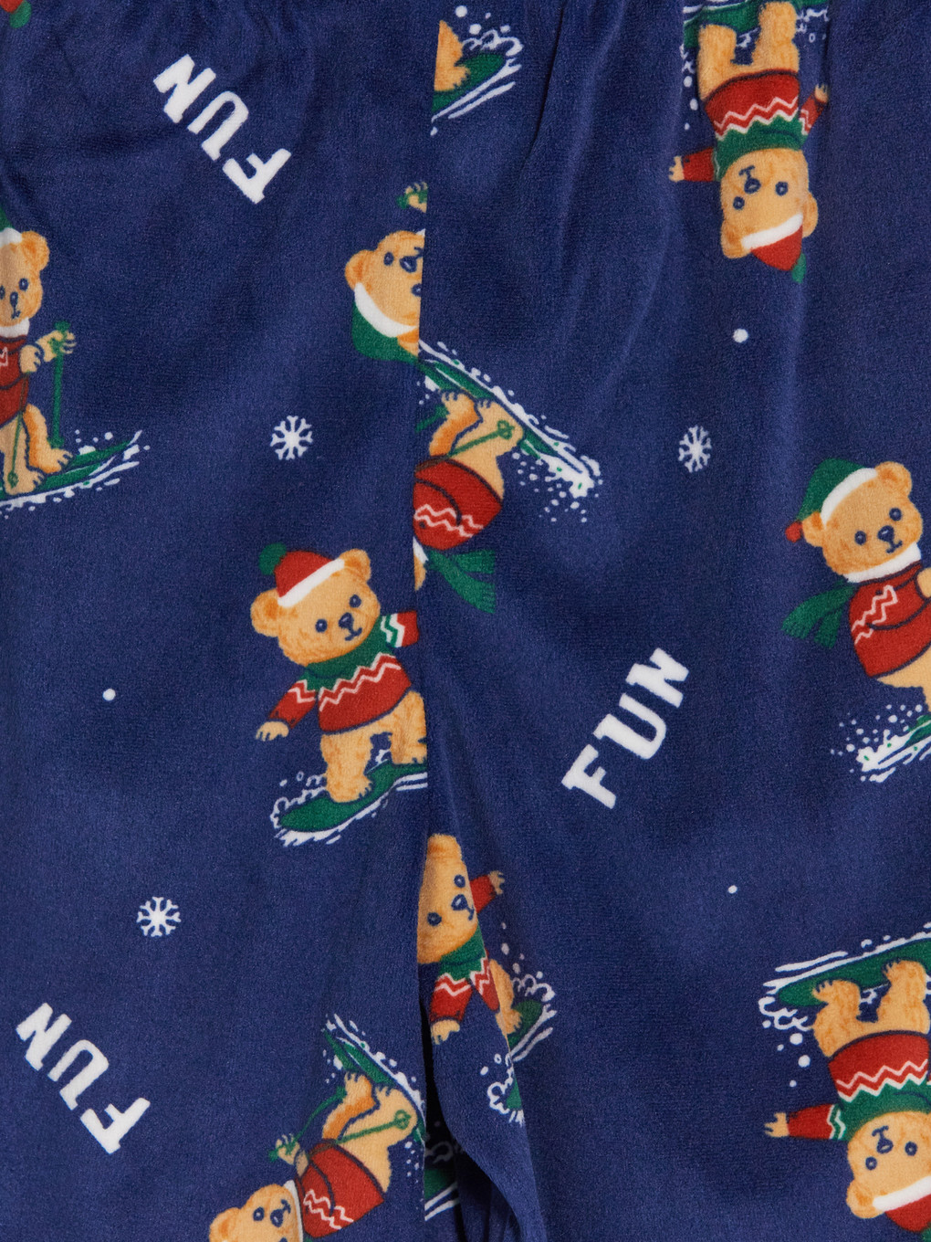New Year Themed Boys' Velvet Pyjamas Set-5