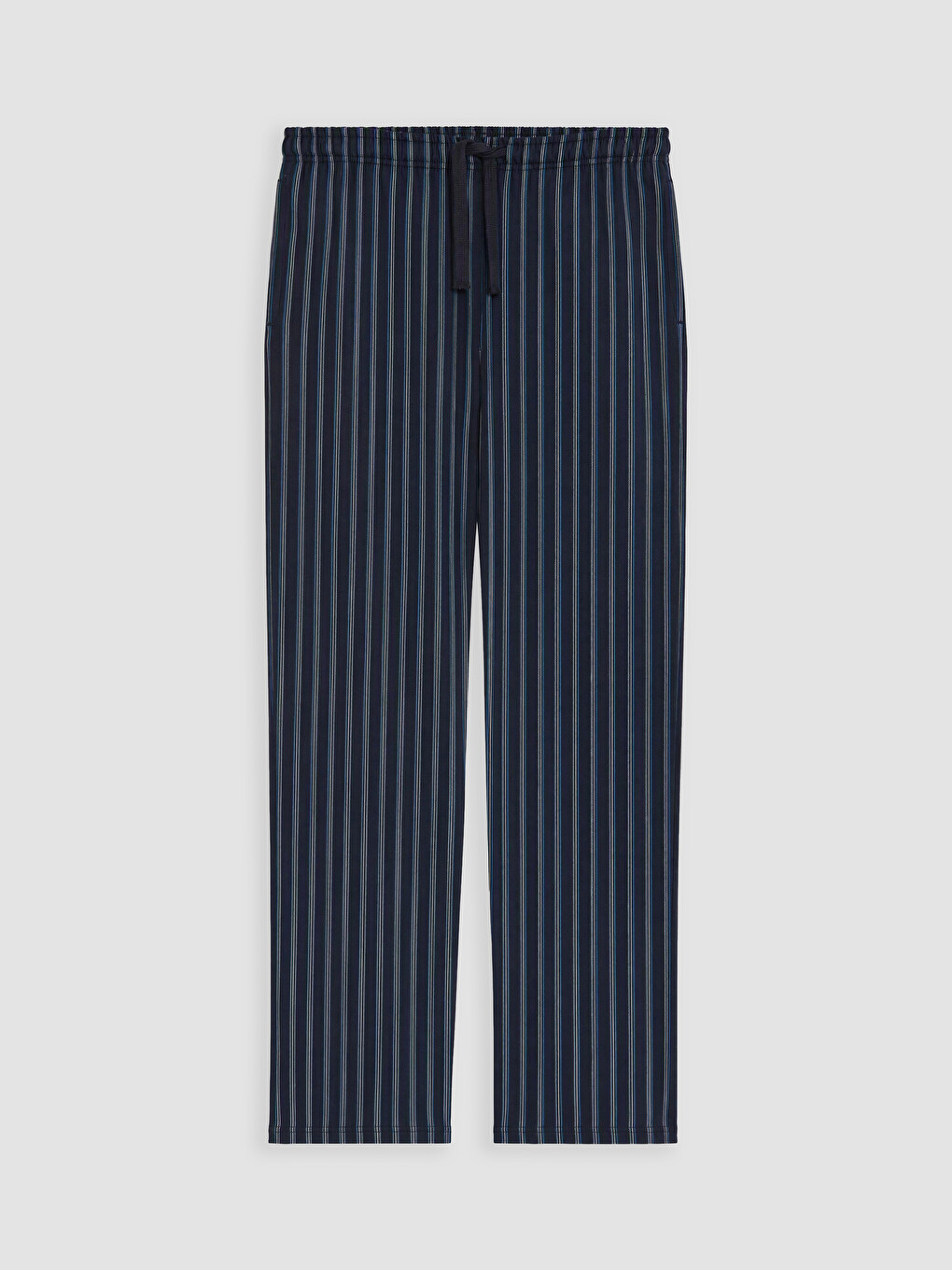 Mavi Baskılı Erkek Pijama Takımı-4
