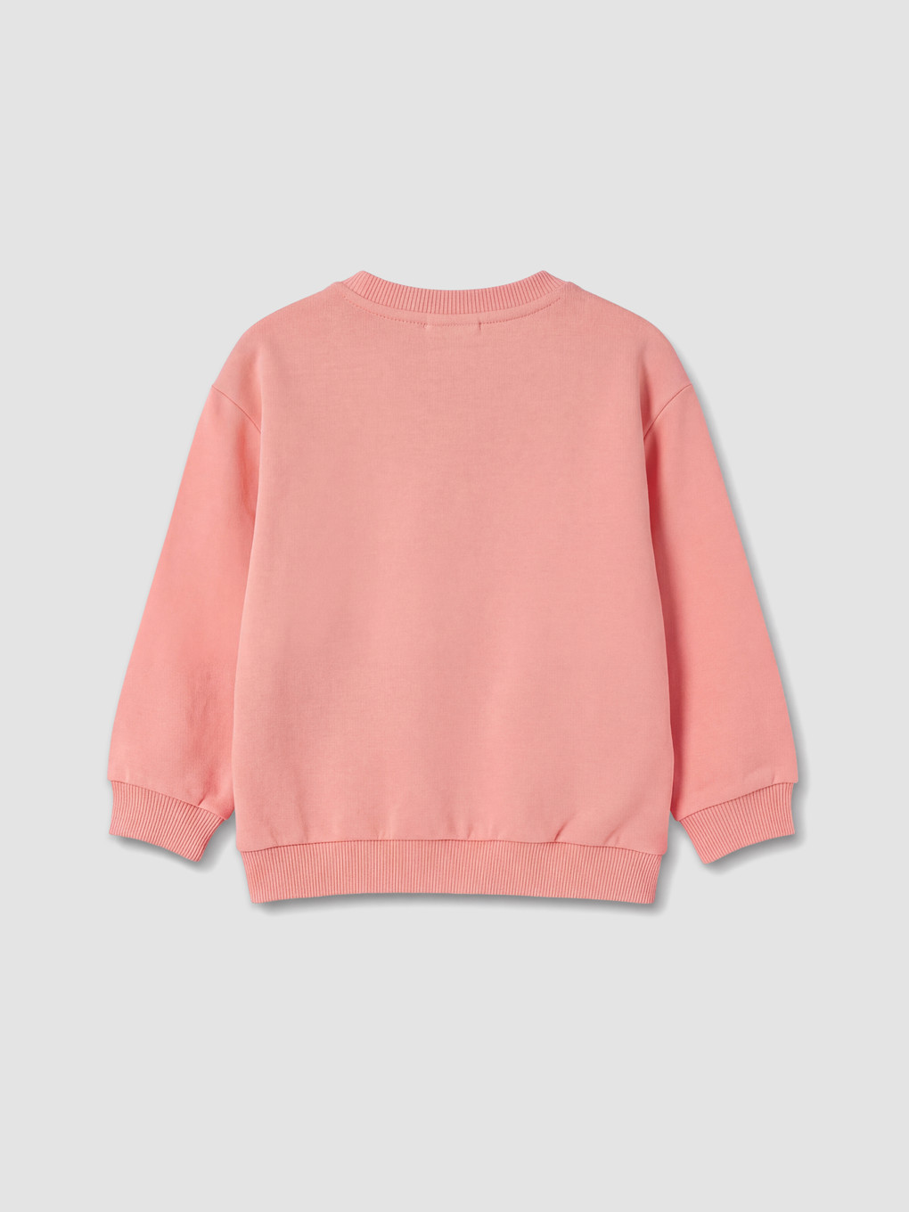 Mercan Minnie Mouse Baskılı Bebek Sweatshirt-1