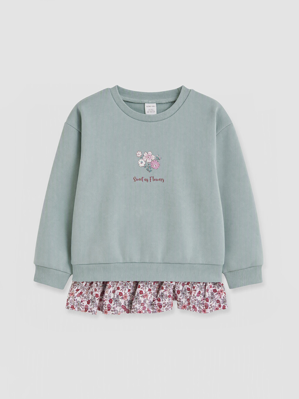 2 Pack Ruffled Girls' Thick Sweatshirt-1