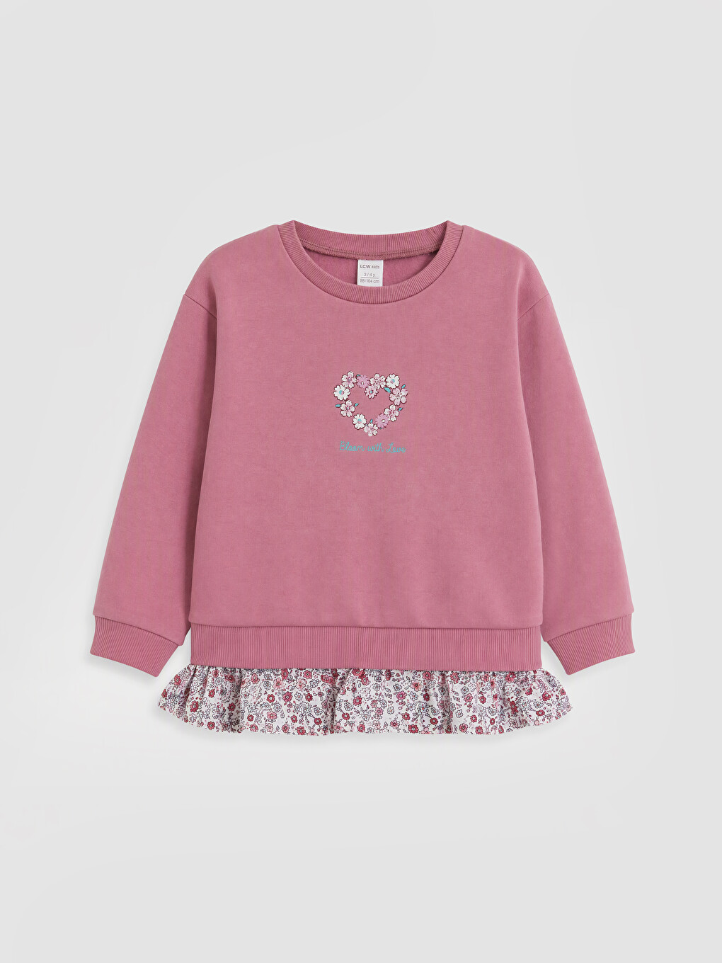2 Pack Ruffled Girls' Thick Sweatshirt-3